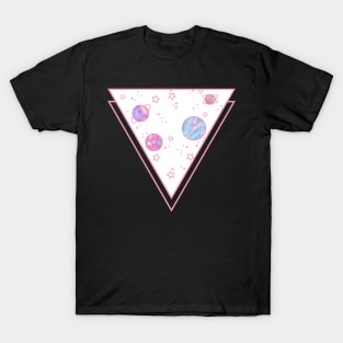 Glitter Galaxy - White T-Shirt